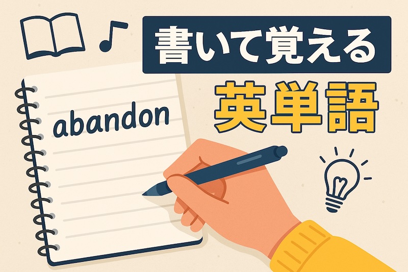 書いて覚える 英単語 サムネイル