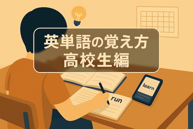 英単語の覚え方 高校生編