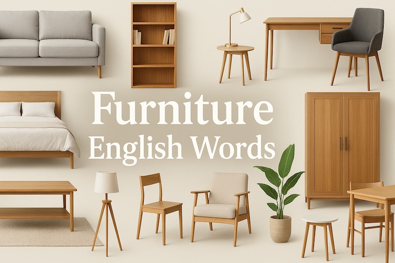 家具の英語 サムネイル