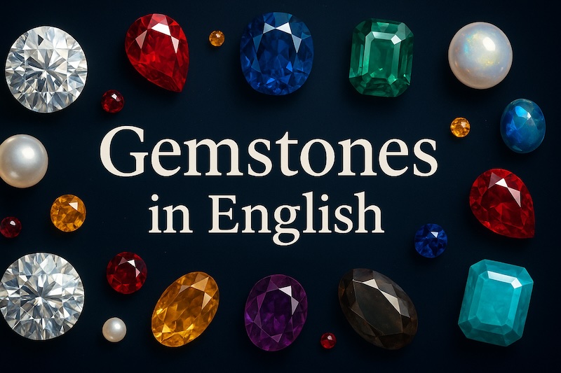 宝石 英語　サムネイル