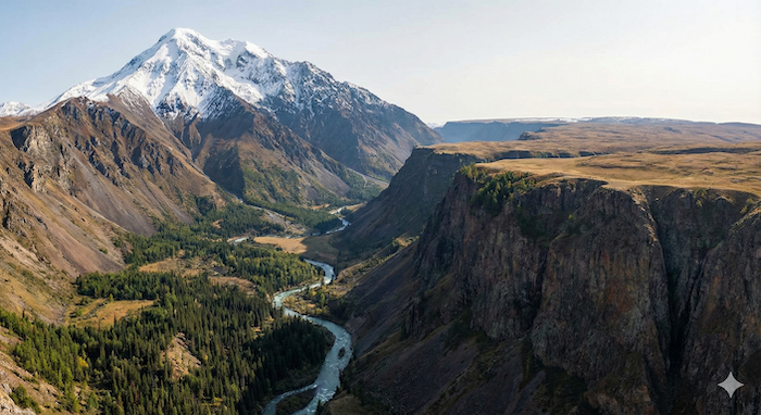 自然の地形　写真
