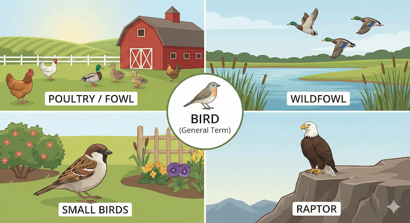 「鳥」を指す基本の英語