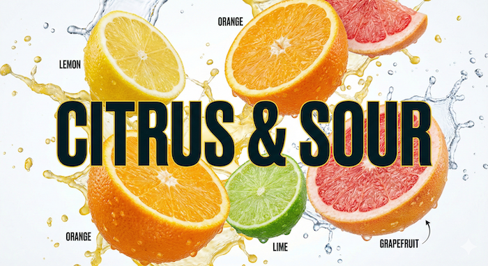 Citrus fruits splash with juice / 柑橘系フルーツの果汁しぶき