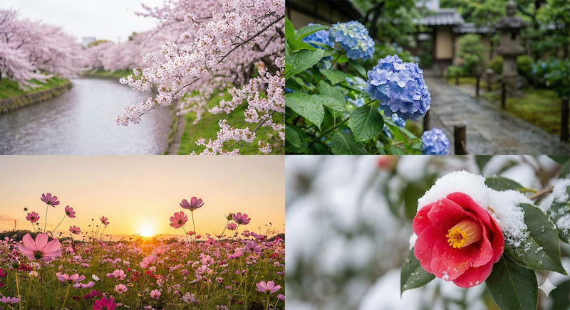 日本の四季や自然を感じる英語の花名 アイキャッチ