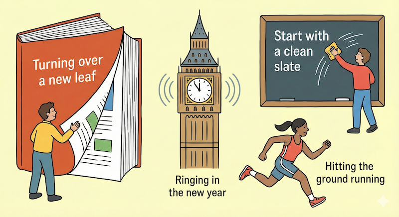 新年に関するイディオム・熟語 アイキャッチ