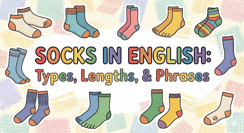 靴下 英語 サムネイル