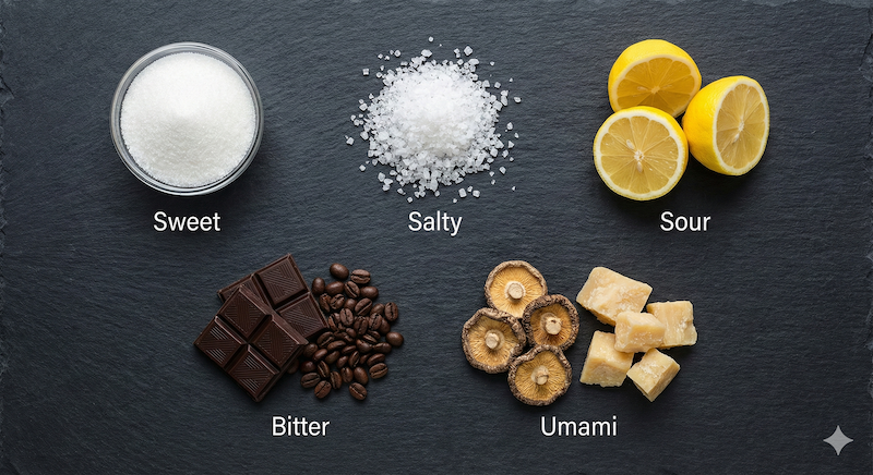 味の基本要素　アイキャッチ