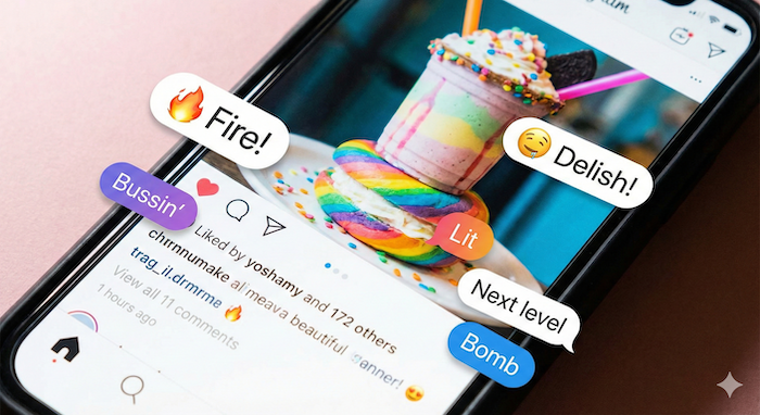 美味しい英語　スラング・SNS編　アイキャッチ