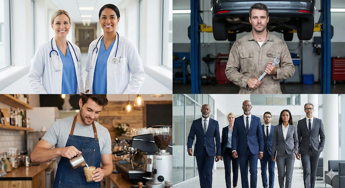 職業別・制服 アイキャッチ