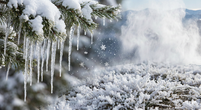 つらら、霜、吹雪
