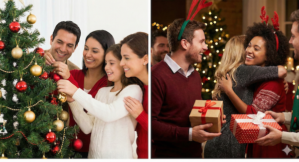 ツリーの飾り付けとプレゼント交換