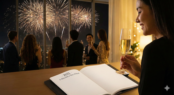 Celebrating New Year 2025. / 2025年の新年祝い。