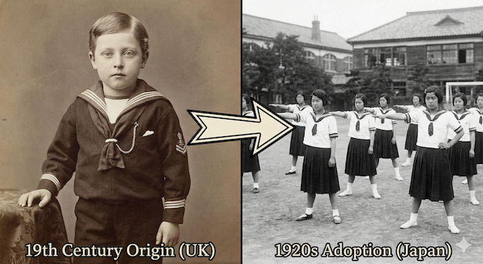 セーラー服の歴史的起源。