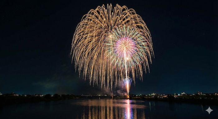 花火の形や動きを英語で描写　アイキャッチ