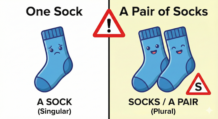 「靴下」の英語 基本