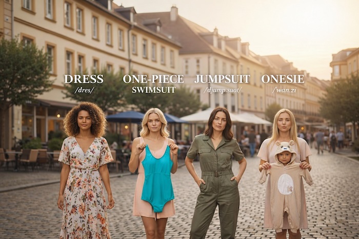 ワンピースを英語で表すには？