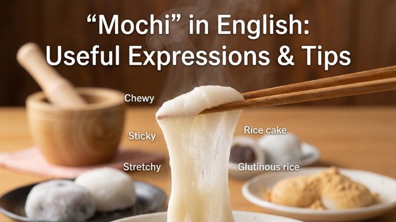 もちは英語で?サムネイル