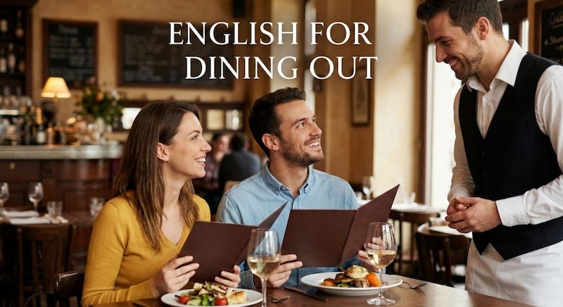 レストランの英語 フレーズ集サムネイル