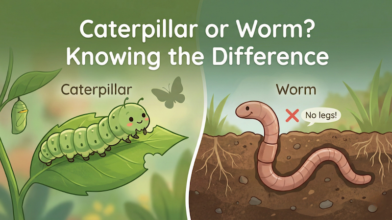 「芋虫」は英語で何？サムネイル