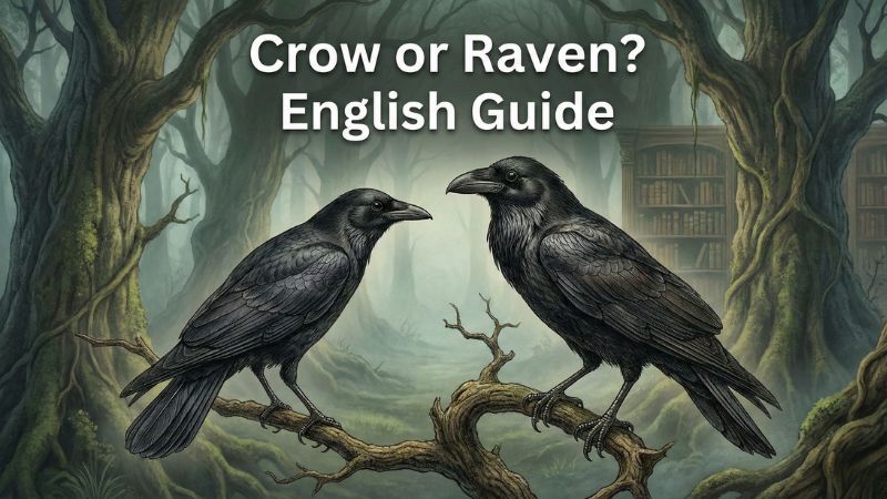カラスは英語で？サムネイル
