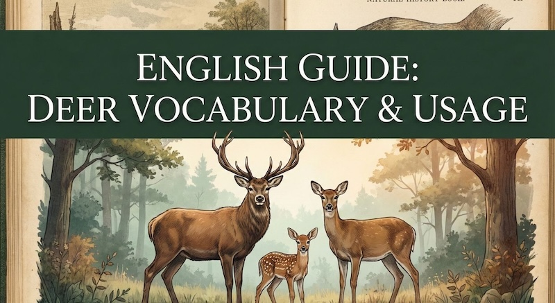 【鹿】は英語で？サムネイル