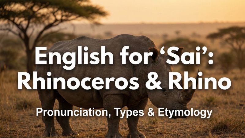 サイは英語で？サムネイル