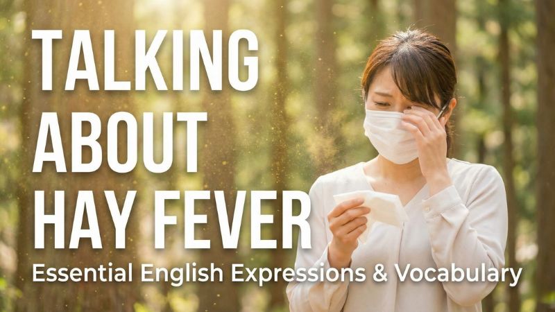 花粉症は英語で？サムネイル