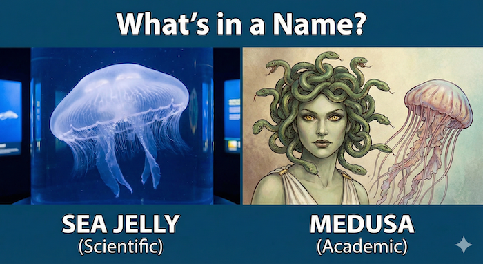 Sea Jellyとメデューサの比較