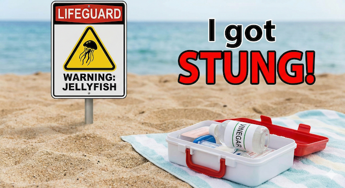 クラゲ刺傷の応急処置キット