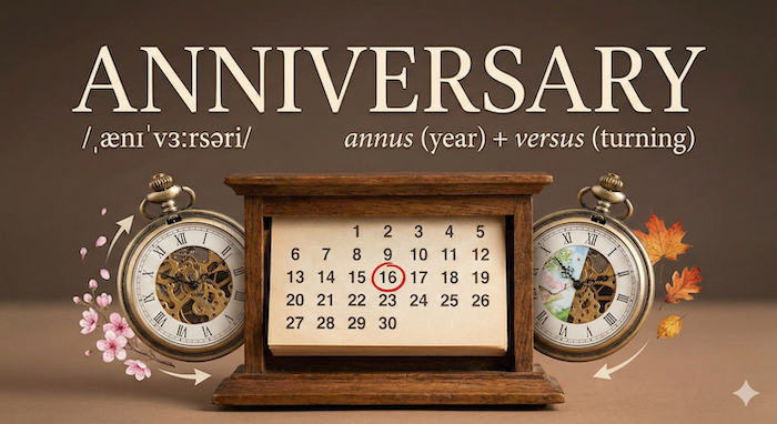 記念日の綴りと意味