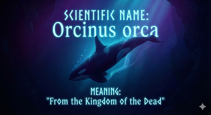 Orcinus orca meaning visualization / Orcinus orcaの意味の視覚化