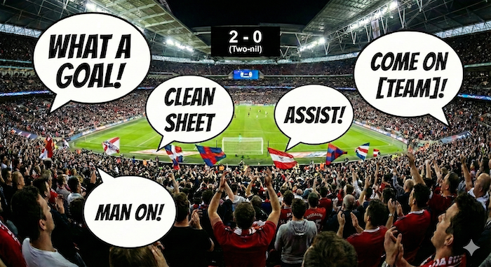 スタジアムの雰囲気と実況フレーズ。