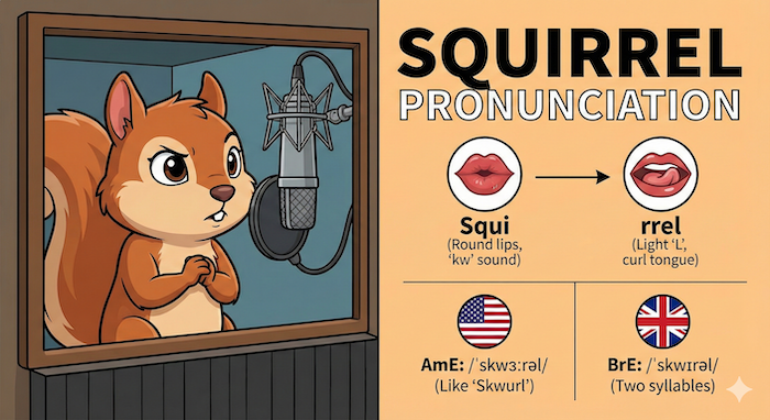 "Squirrel" の発音と読み方