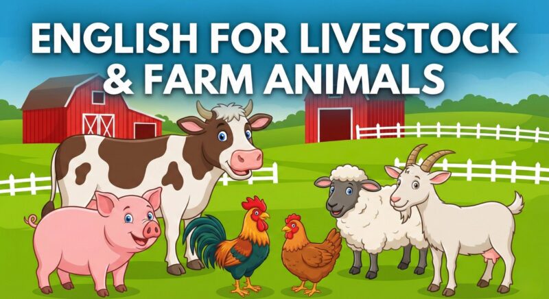 家畜の英語 サムネイル