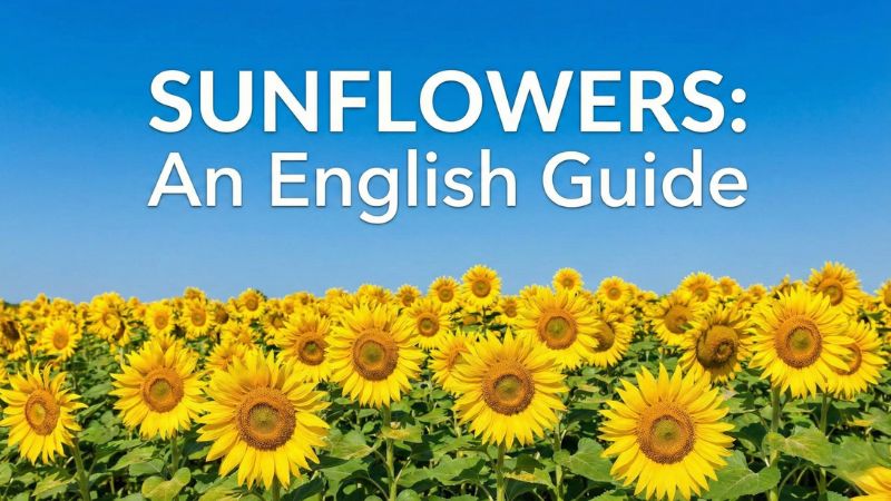 ひまわりは英語で サムネイル