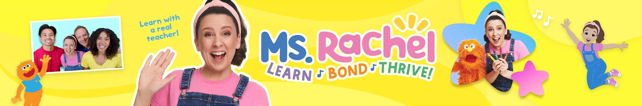 Ms Rachel youtuberバナー