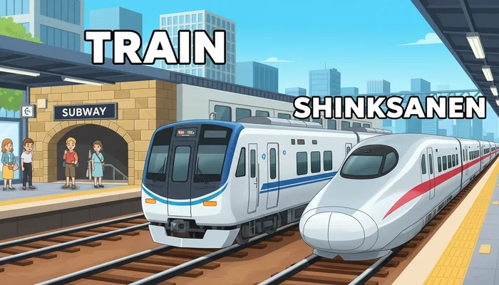 電車・新幹線・地下鉄の英語