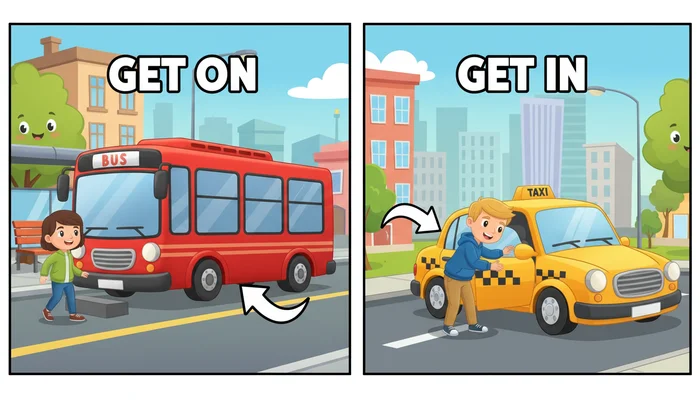 「乗る・降りる」など乗り物に関する英語フレーズ