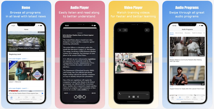 VOA Learning English　スクリーンショット