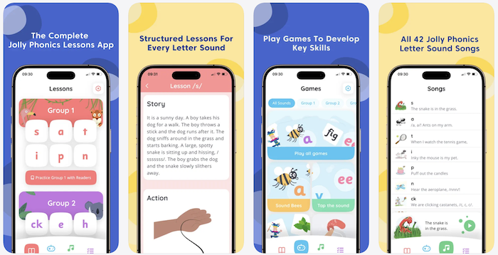 Jolly Phonics Lessons　スクリーンショット