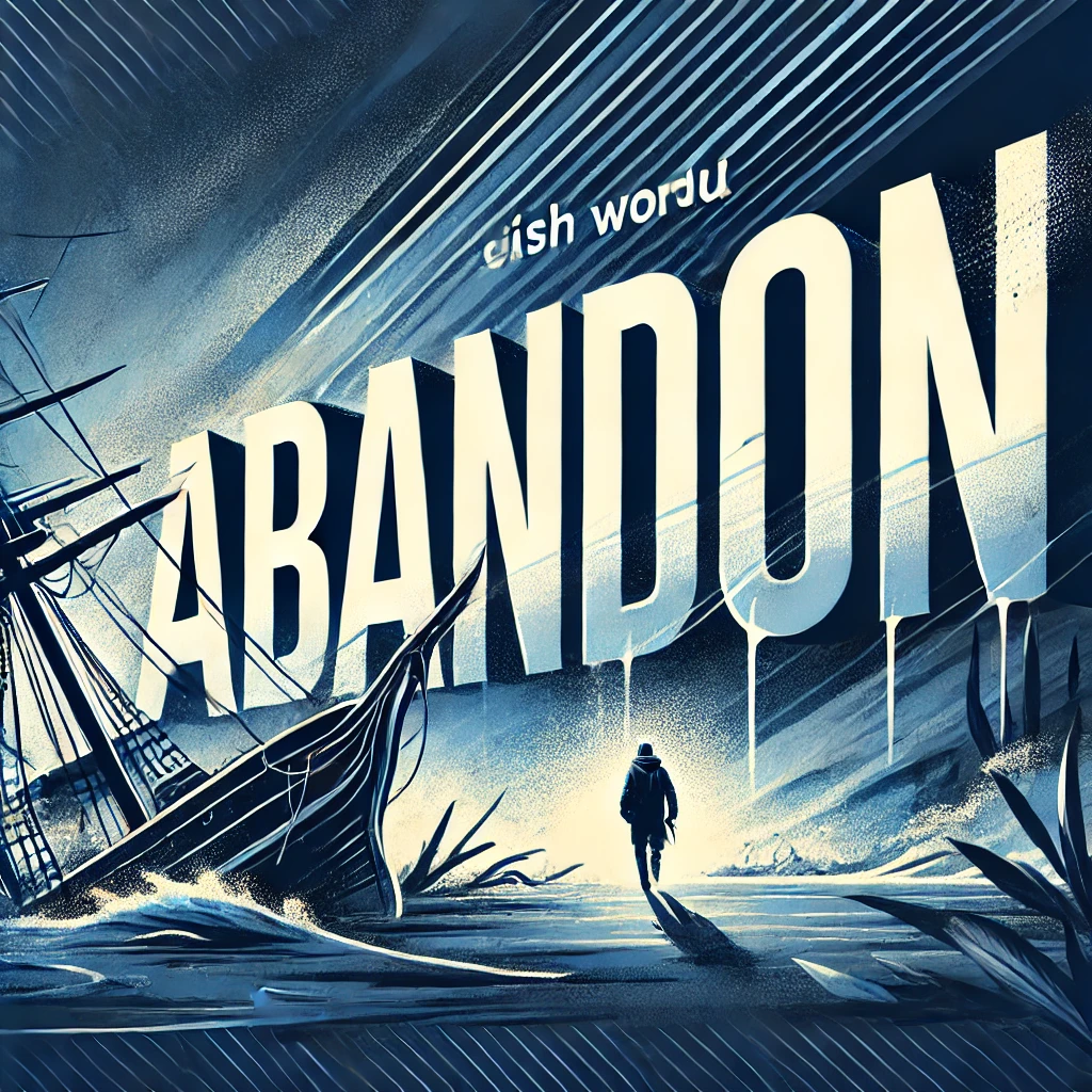 abandon」の意味・使い方・例文｜語源や発音も徹底解説！ | 英単語アプリTANZAM