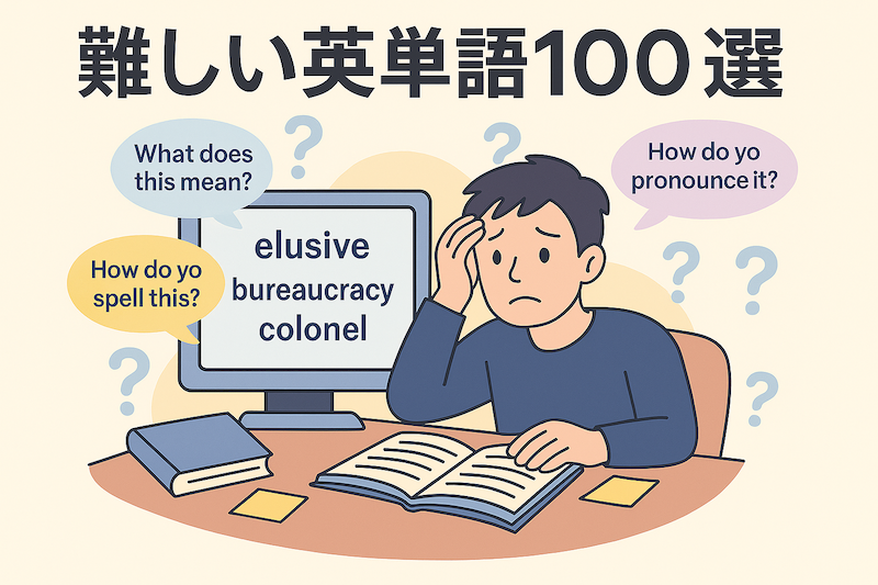 難しい英単語 サムネイル