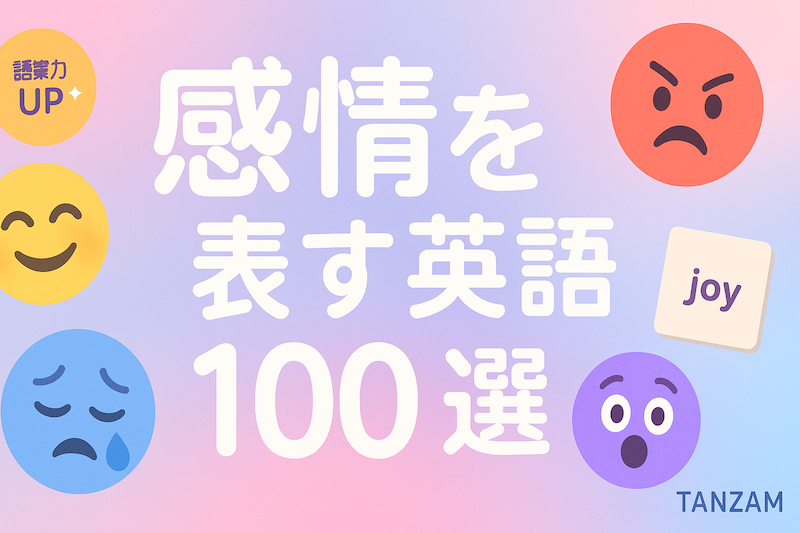 感情の英語表現 サムネイル