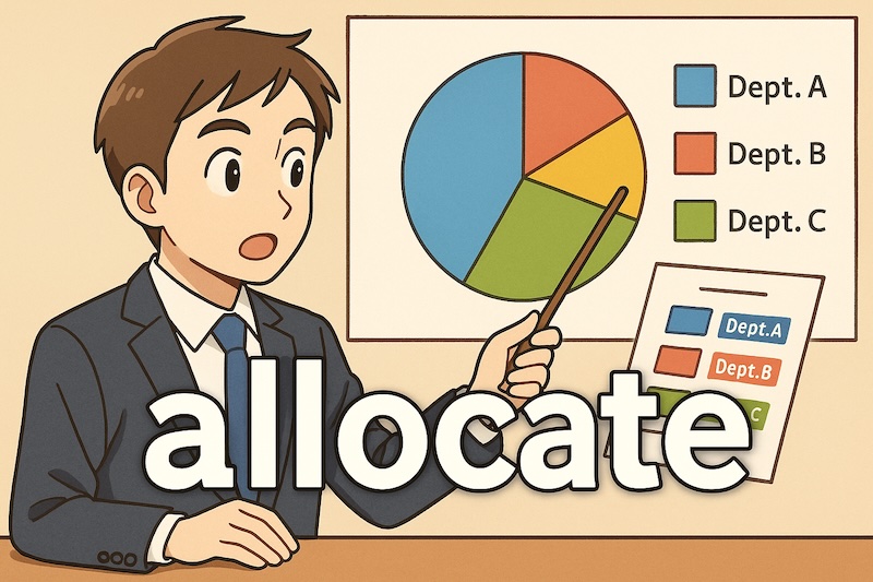 allocate 単語 イメージ