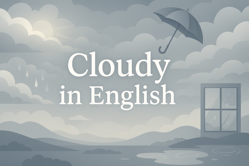 曇り 英語 サムネイル