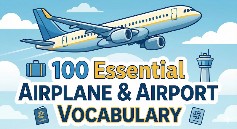 飛行機 英語 サムネイル