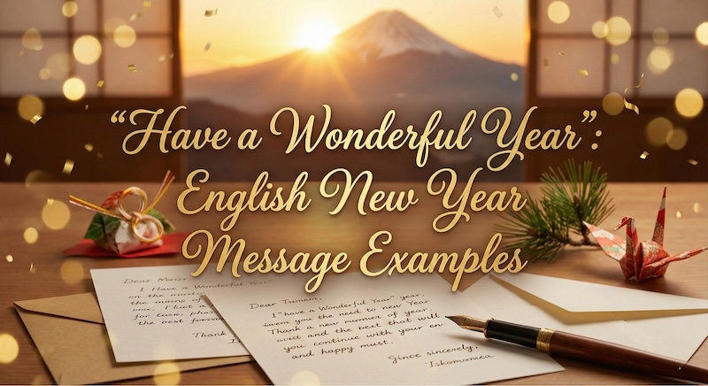 「素敵な一年になりますように」 英語 サムネイル