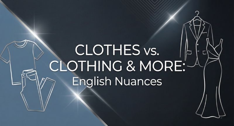 「衣服」の英語使い分け サムネイル