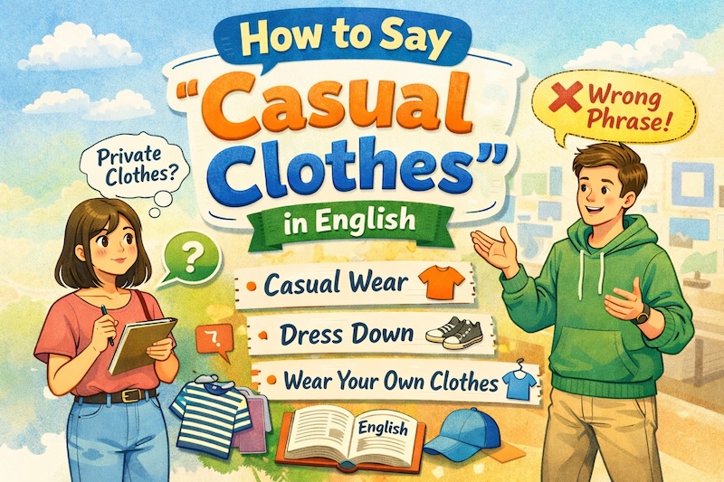 私服は英語でなんという？