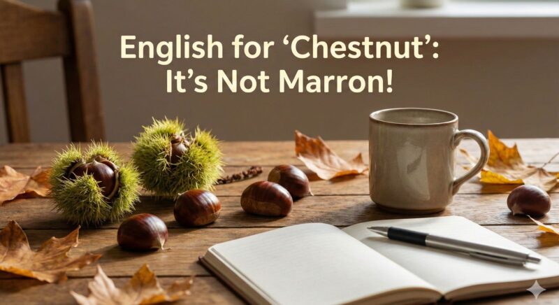 「栗」は英語で？サムネイル
